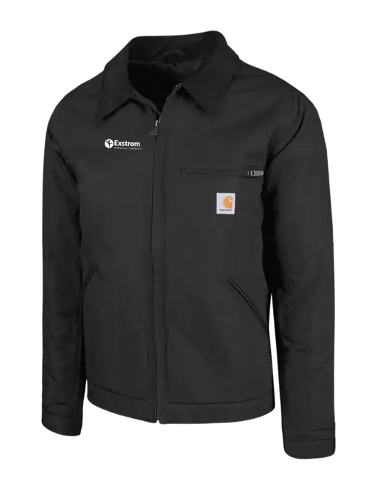 Carhartt Black Duck Detroit Jacket w/Exstrom Logo