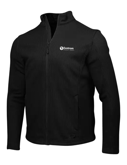 OGIO Blacktop Grit Fleece Jacket w/Exstrom Logo