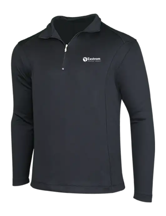 NIKE Black Sport Cover-Up w/Exstrom Logo