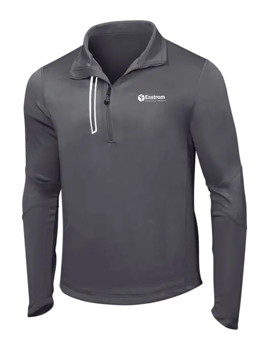 OGIO Gear Grey Endurance Fulcrum 1/4 Zip w/Exstrom Logo