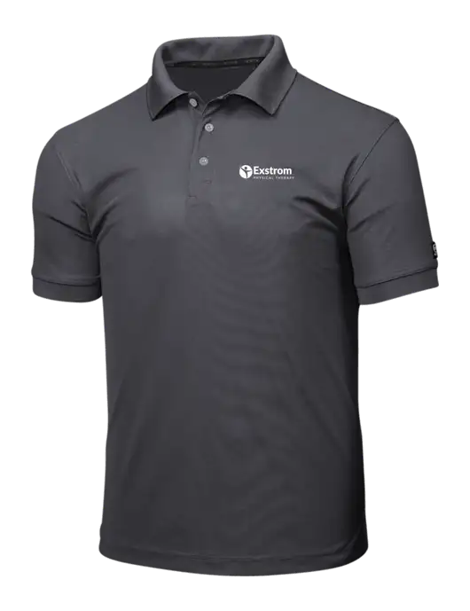 OGIO Charcoal Grey Caliber 2.0 Polo w/Exstrom Logo