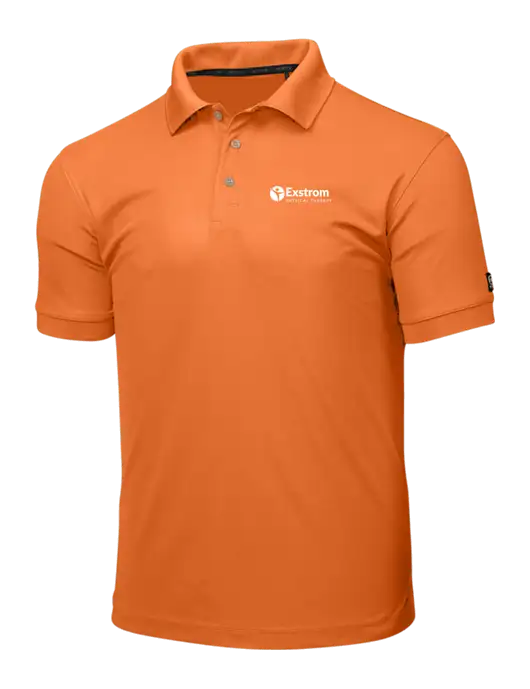 OGIO Orange Caliber 2.0 Polo w/Exstrom Logo