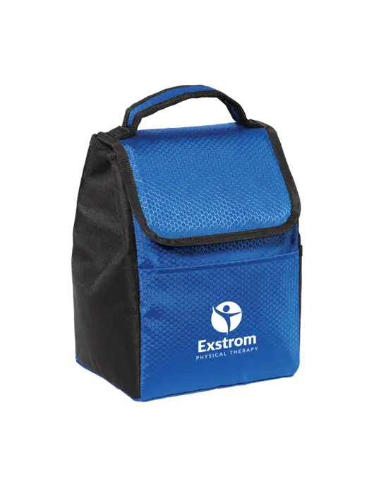 Lunch Bag Twilight Blue/Black Cooler w/Exstrom Logo