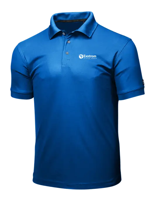 OGIO Royal Blue Caliber 2.0 Polo w/Exstrom Logo