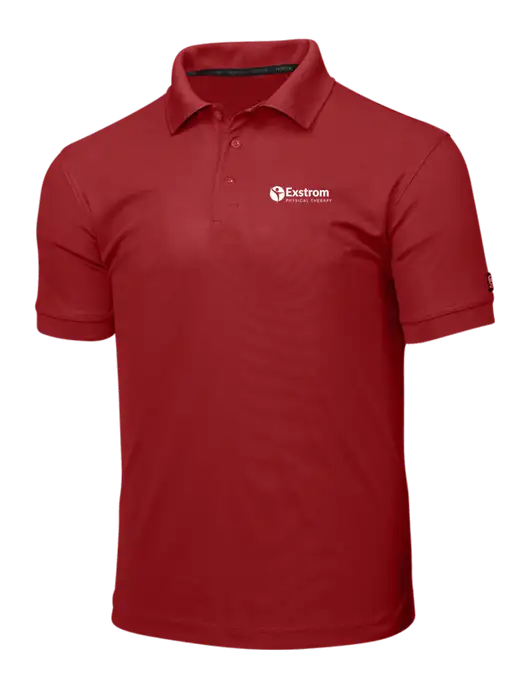 OGIO Red Caliber 2.0 Polo w/Exstrom Logo
