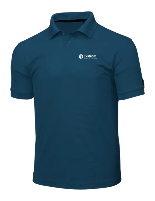 OGIO Light Navy Caliber 2.0 Polo w/Exstrom Logo