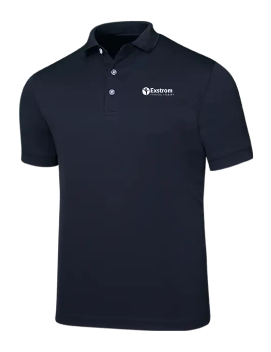 Callaway Ottoman Navy Polo w/Exstrom Logo