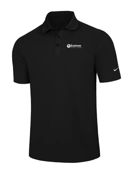 Nike Black Dri-FIT Classic Polo w/Exstrom Logo