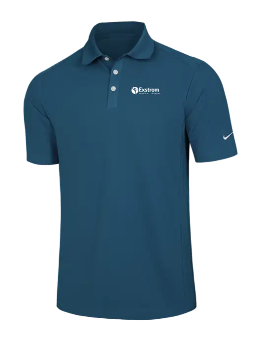 Nike Light Navy Dri-FIT Classic Polo w/Exstrom Logo