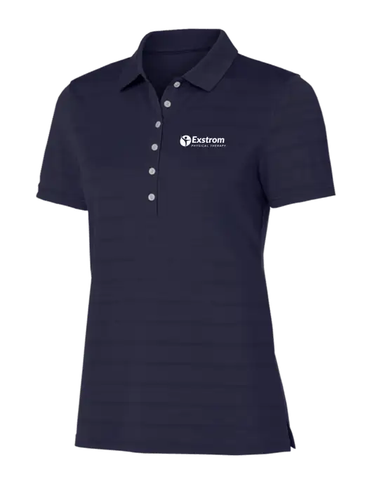 Callaway Womens Navy Ventilated Polo w/Exstrom Logo