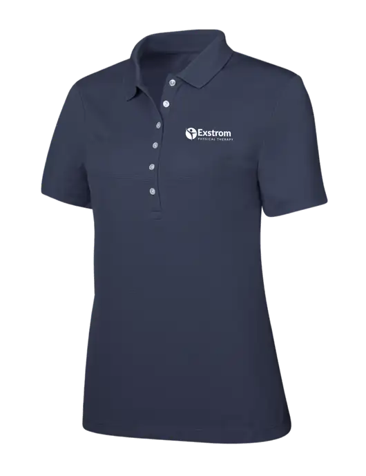 Callaway Womens Ottoman Navy Polo w/Exstrom Logo