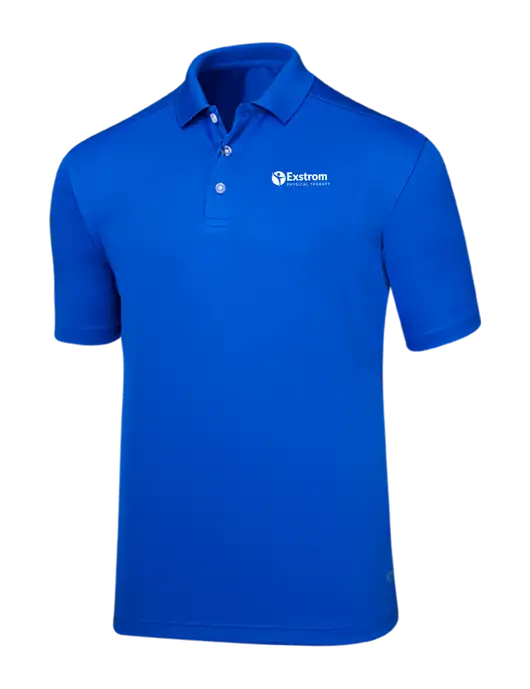 Callaway Core Royal Blue Performance Polo w/Exstrom Logo