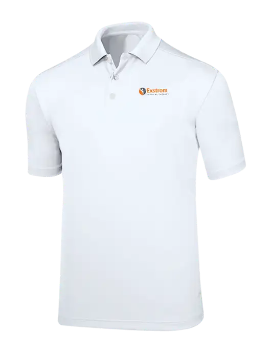 Callaway Core Bright White Performance Polo w/Exstrom Logo