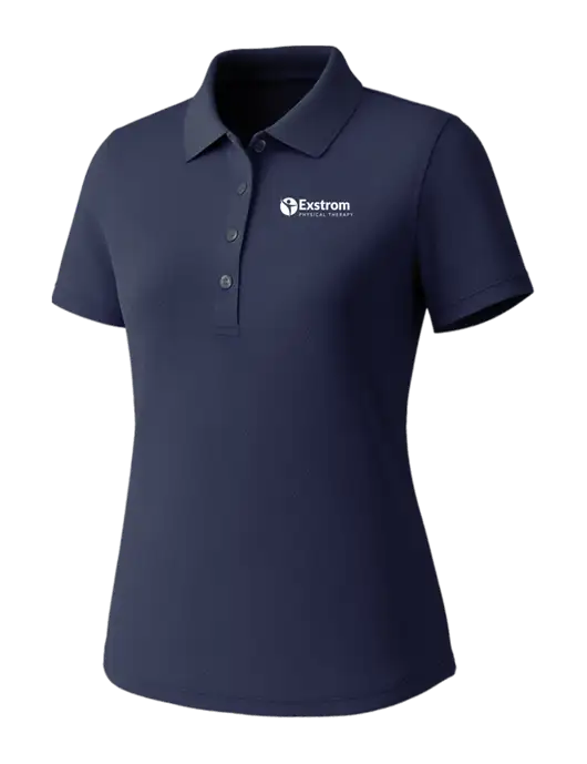 Callaway Womens Core Navy Performance Polo w/Exstrom Logo