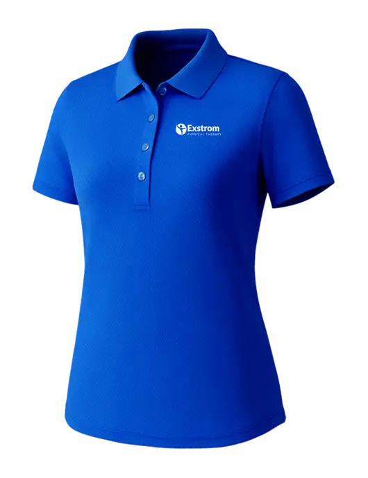 Callaway Womens Core Royal Performance Polo w/Exstrom Logo