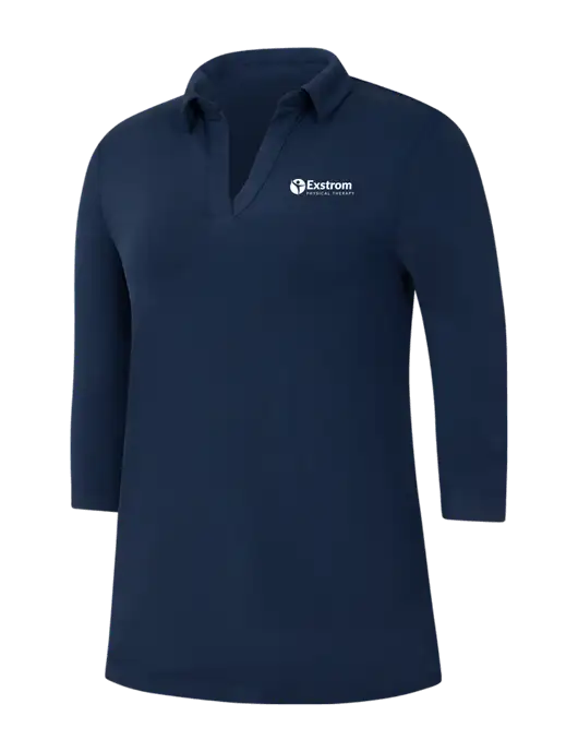 Navy Womens Luxe Knit Tunic w/Exstrom Logo