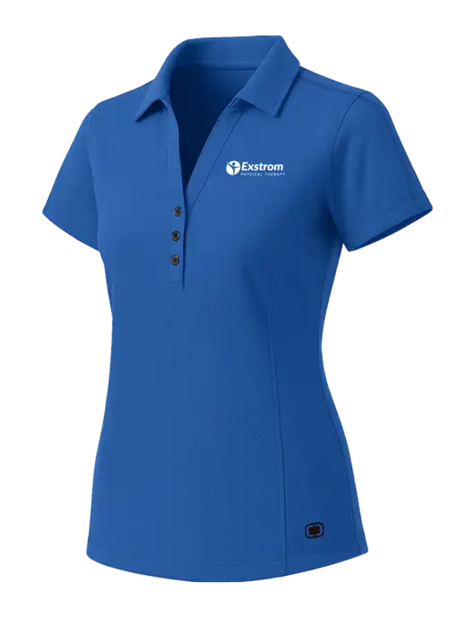 OGIO Womens Royal Blue ONYX Polo w/Exstrom Logo