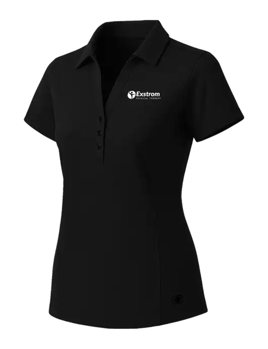 OGIO Womens Blacktop ONYX Polo w/Exstrom Logo