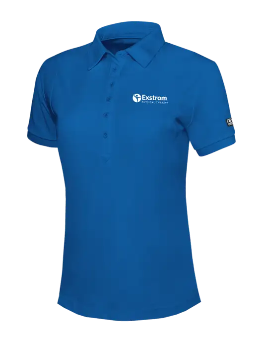 OGIO Womens Royal Blue Jewel Polo w/Exstrom Logo
