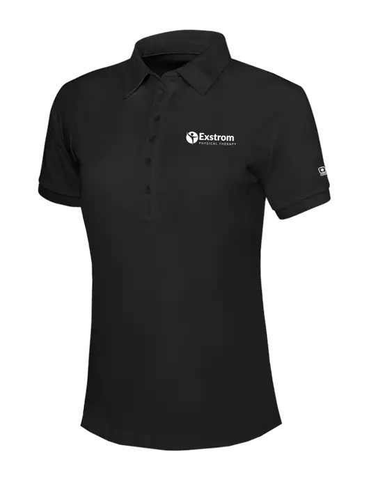 OGIO Womens Blacktop Jewel Polo w/Exstrom Logo