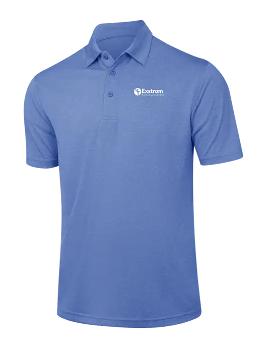 Royal Heather Contender Polo w/Exstrom Logo