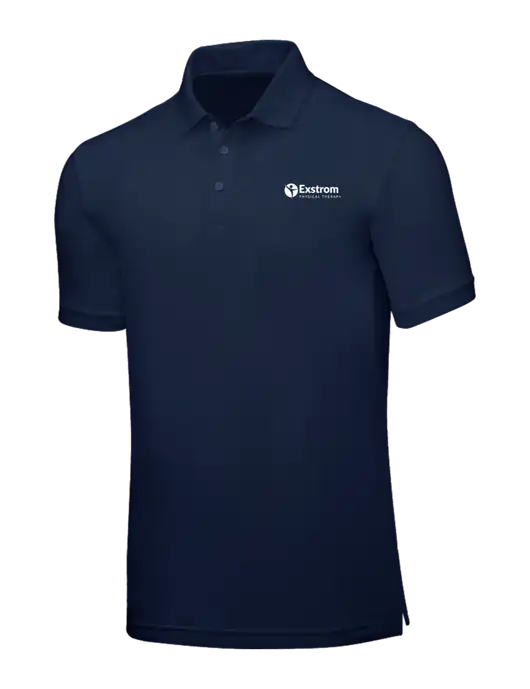 Navy Blue Core Classic Pique w/Exstrom Logo