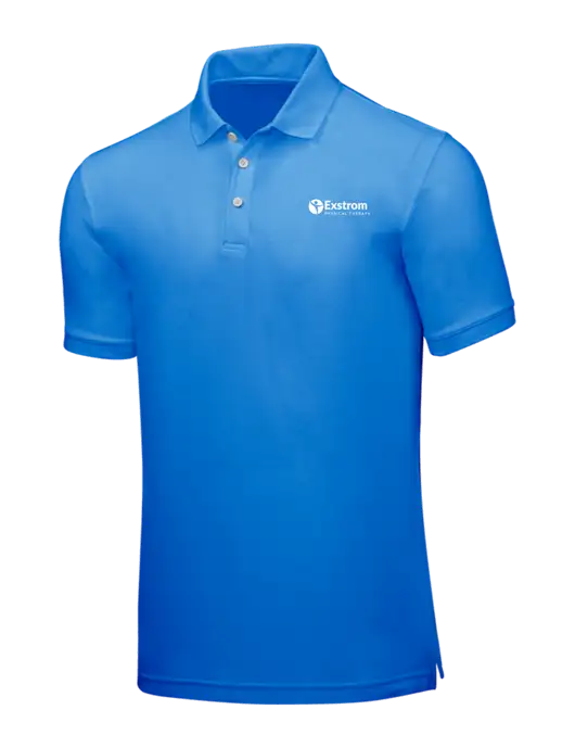 Light Royal Blue Core Classic Pique w/Exstrom Logo