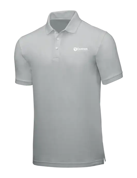 Light Grey Core Classic Pique w/Exstrom Logo