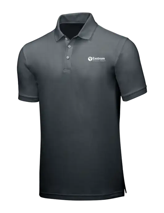 Dark Grey Core Classic Pique w/Exstrom Logo
