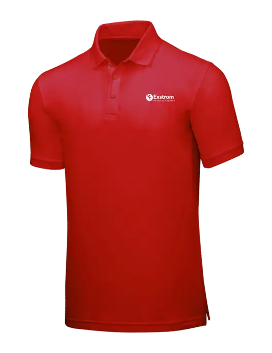 Red Core Classic Pique w/Exstrom Logo
