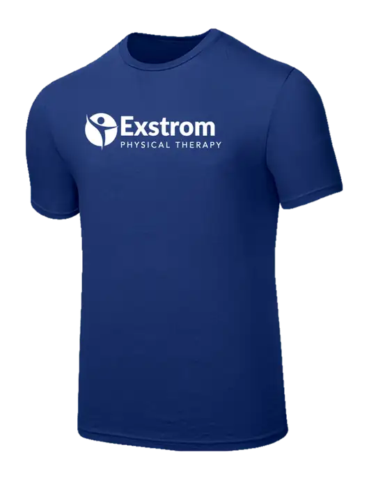 Seriously Soft Dark Royal T-Shirt w/Exstrom Logo