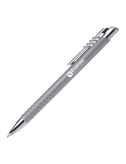 Schirhart Grey Pen - Black Ink w/Exstrom Logo