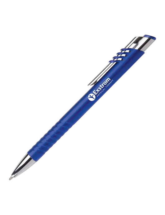 Schirhart Blue Pen - Black Ink w/Exstrom Logo