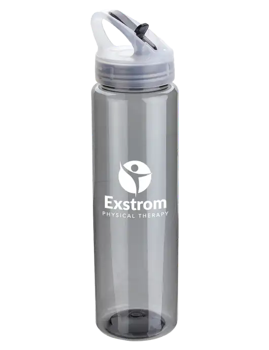 Buddy Smoke 32 oz PET Bottle with Flip Lid w/Exstrom Logo