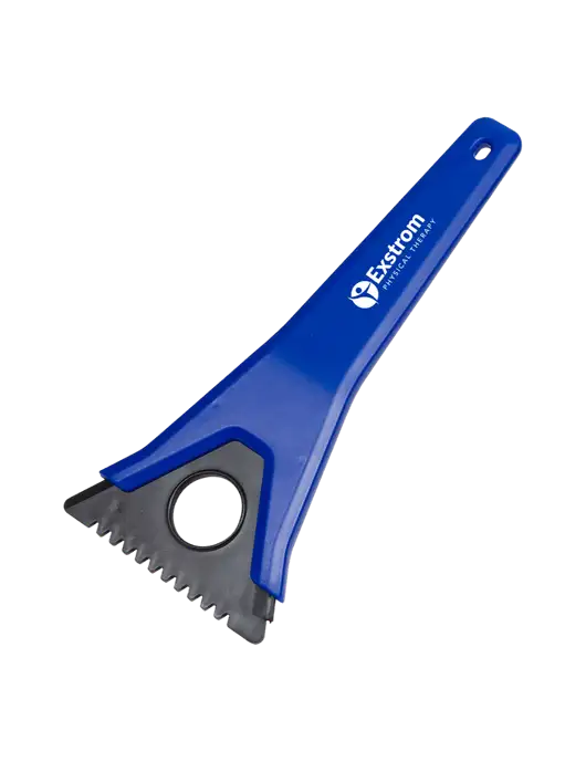 TriBlade Blue Windshield Scraper w/Exstrom Logo
