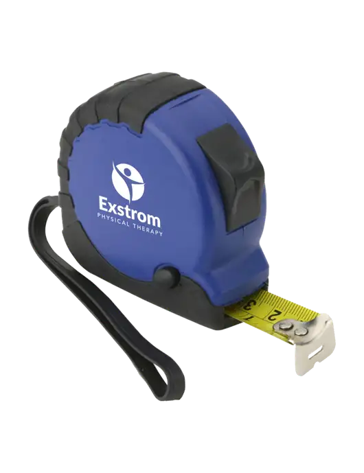 Blue Tape Measure, 16' w/Exstrom Logo