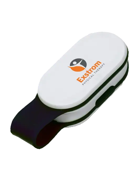 Magna Clip Black Personal Safety Light w/Exstrom Logo