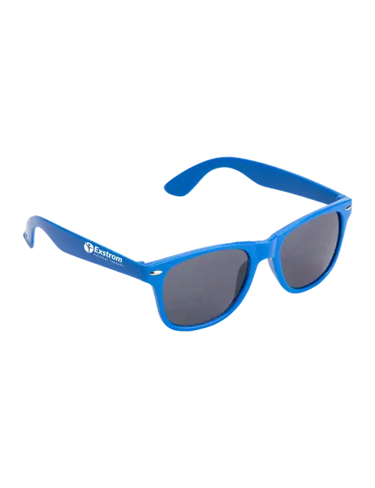 Daytona Blue Sunglasses w/Exstrom Logo