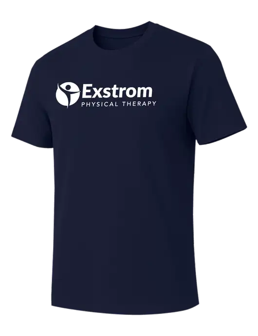 Allmade Dark Navy Organic Cotton Tee w/Exstrom Logo