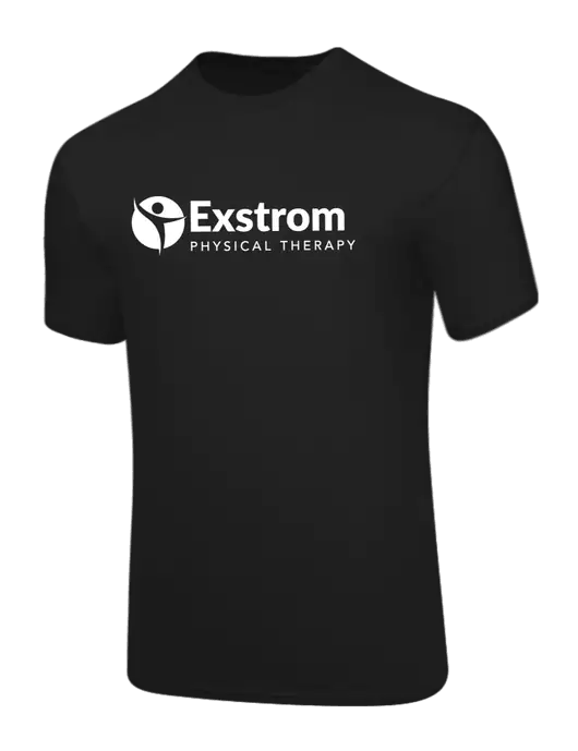 Core Blend Black T-Shirt w/Exstrom Logo