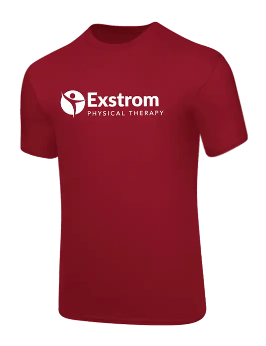 Core Blend Red T-Shirt w/Exstrom Logo