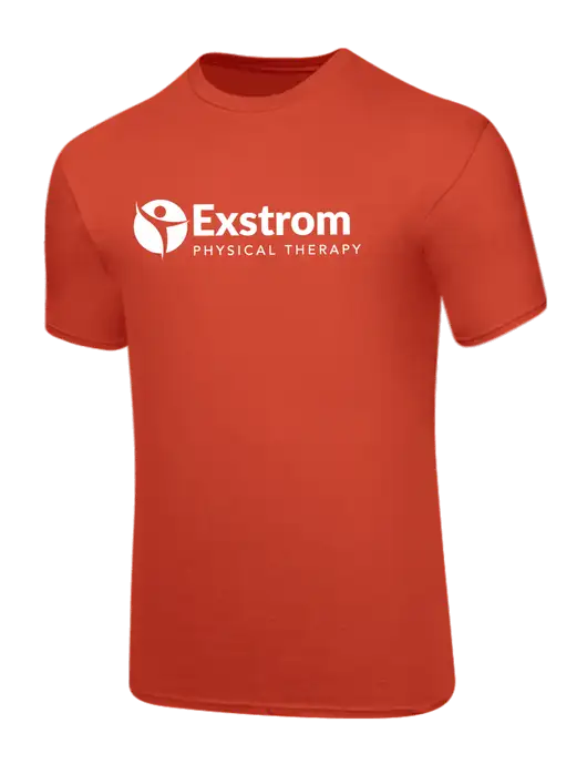 Core Blend Dark Orange T-Shirt w/Exstrom Logo