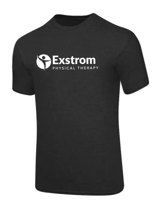 Core Blend Dark Heather Grey T-Shirt w/Exstrom Logo