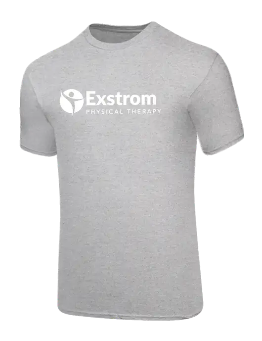 Core Blend Light Grey Heather T-Shirt w/Exstrom Logo