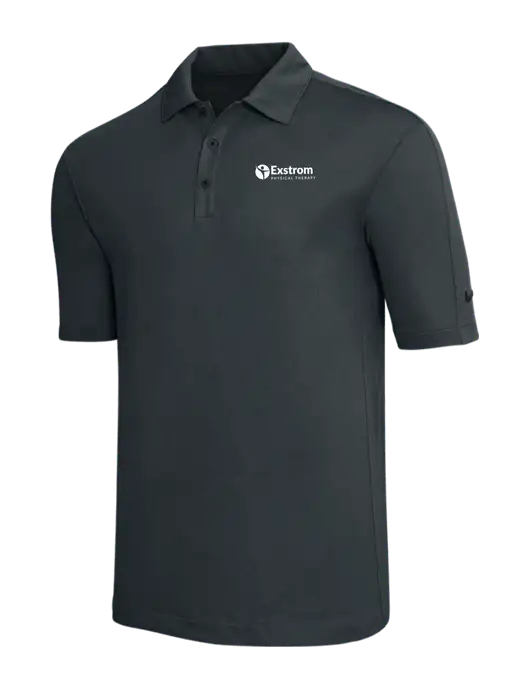 Nike Dark Grey Tech Sport Dri-FIT Polo w/Exstrom Logo