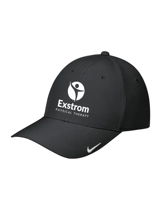 Nike Black Dri-FIT Legacy Cap w/Exstrom Logo