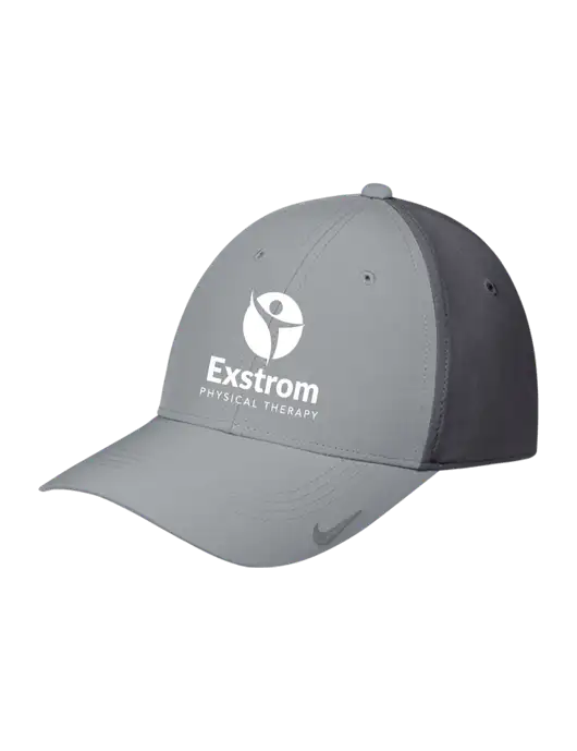 Nike Light Grey/Dark Grey Dri-FIT Legacy Cap w/Exstrom Logo