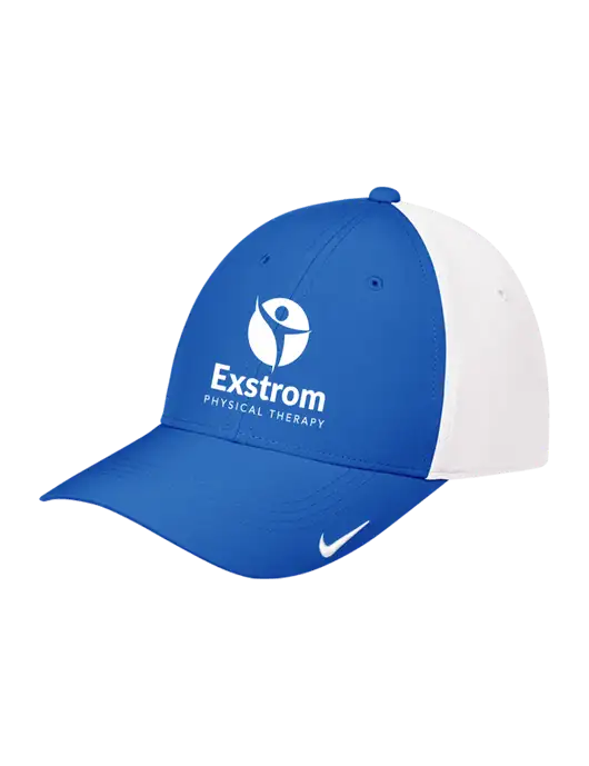 Nike Royal/White Dri-FIT Legacy Cap w/Exstrom Logo