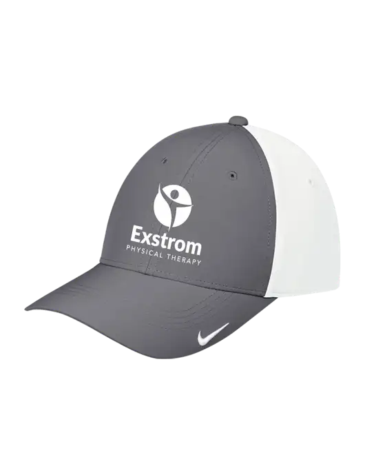 Nike Dark Grey/White Dri-FIT Legacy Cap w/Exstrom Logo