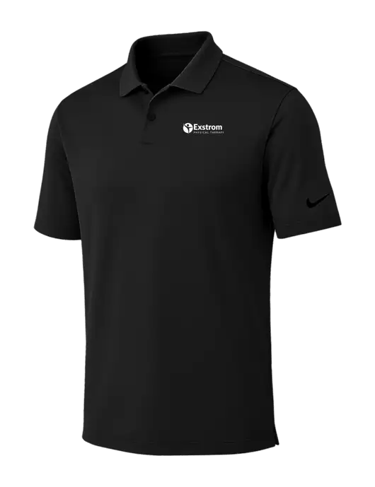 Nike Black Dri-FIT Vapor Polo w/Exstrom Logo